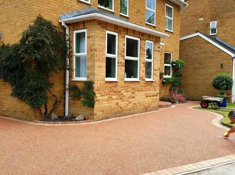 Supplied JJ Driveways resin driveways portfolio work, project 1