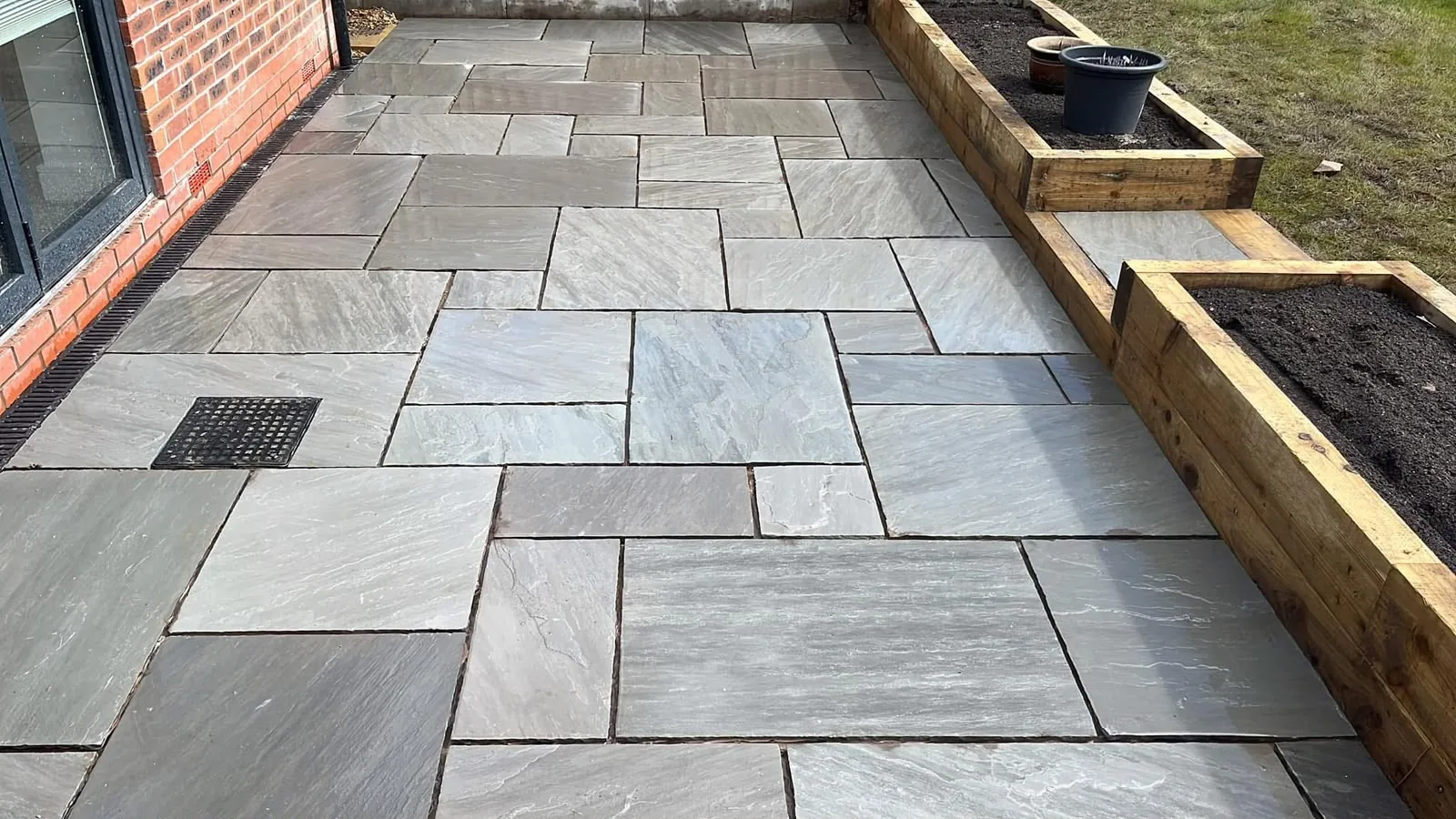 Supplied JJ Driveways patios, pathways and landscaping portfolio work, project 23